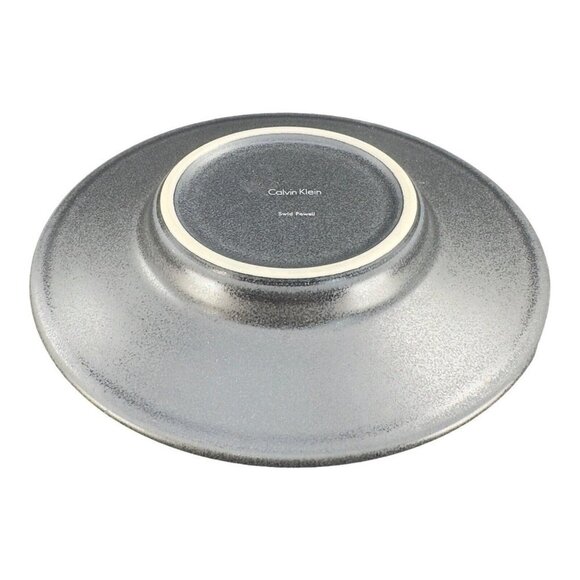 Calvin Klein Swid Powell Ceramic Gray Matte Stoneware Teacup Saucer Set Japan - Picture 10 of 16